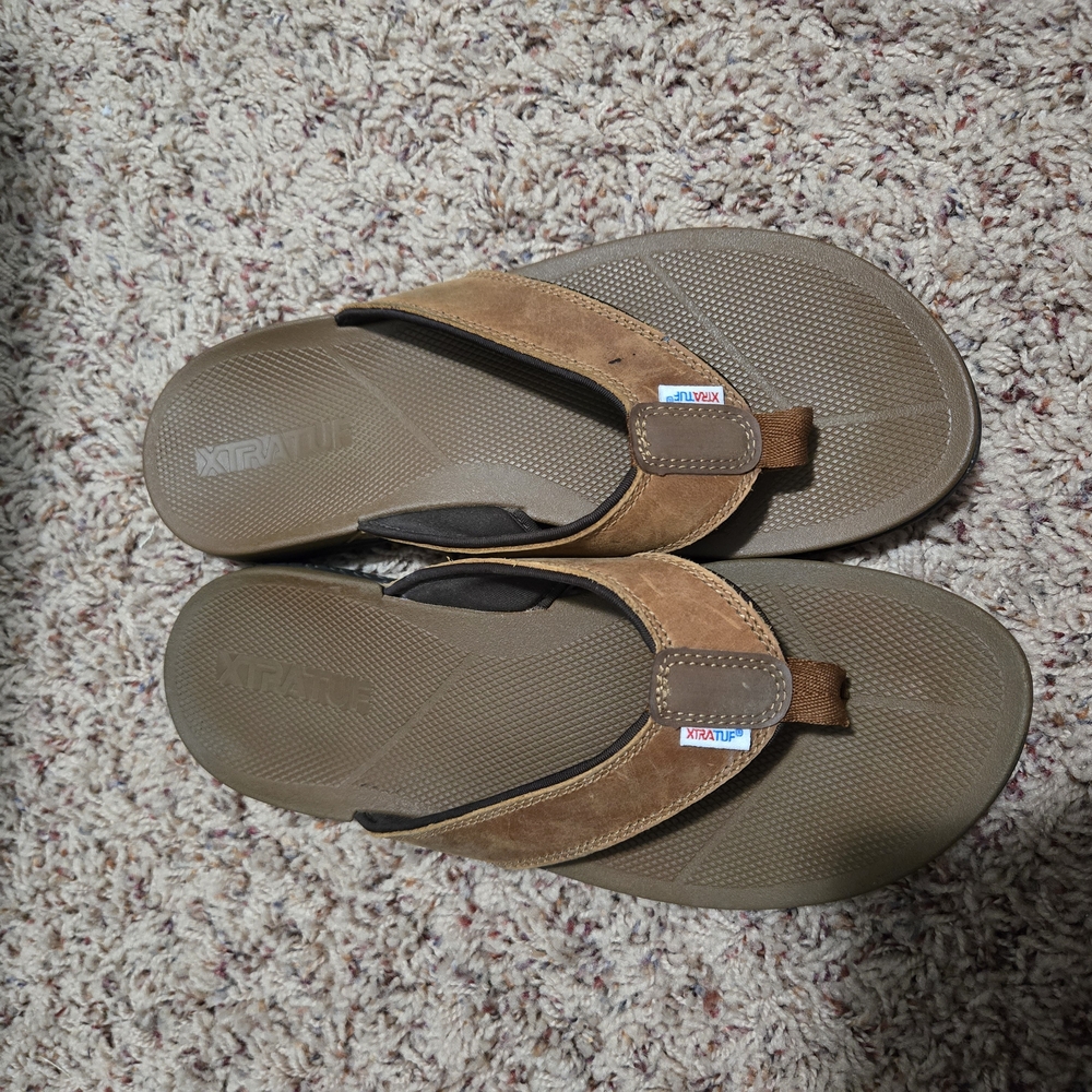 XTRATUF Brown Slip-On Shoes